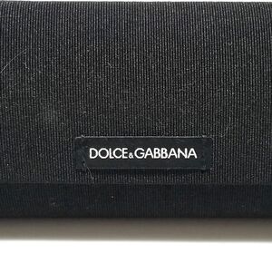 Dolce & Gabbana "empty" Black Grosgrain Fabric Sunglasses/Eyeglasses Har…